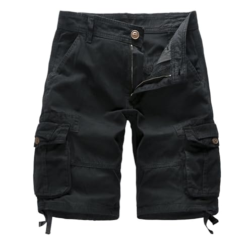 Cargo Short for Men, Relaxed Fit Camo Shorts, Outdoor Hiking Casual Work Shorts with Multi Pocket