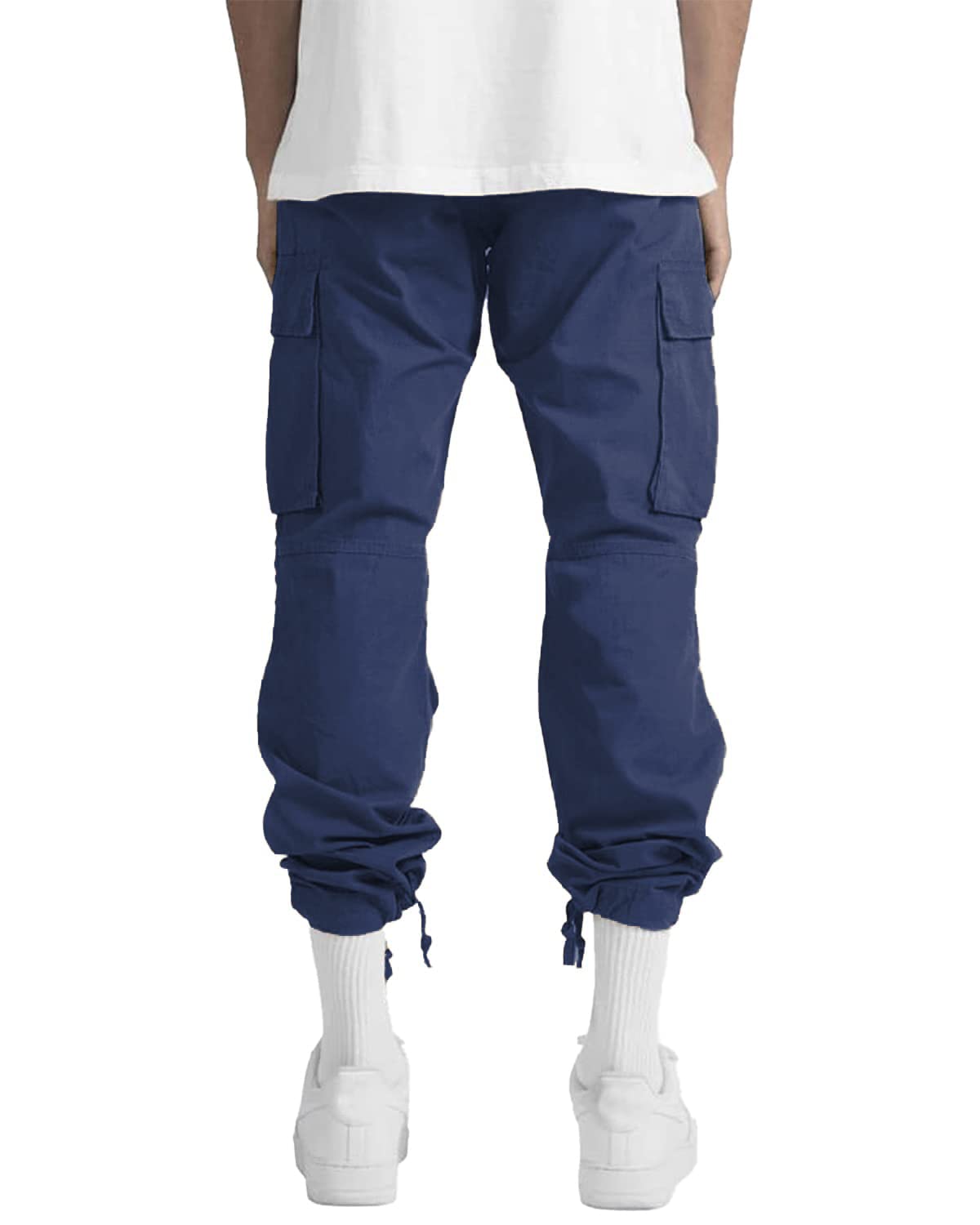 LYRXXX Men's Casual Cargo Pants Hiking Pants Workout Joggers Sweatpants for Men