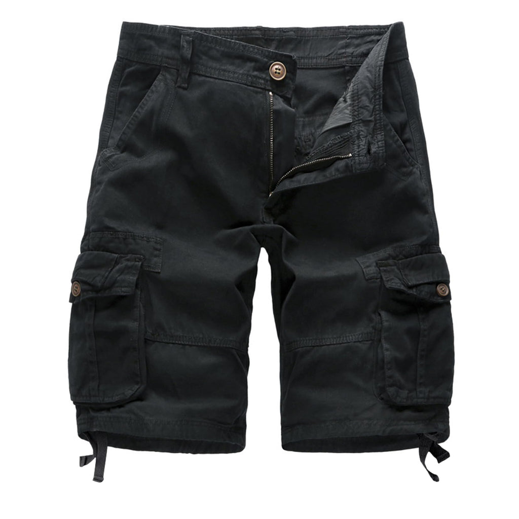 Cargo Short for Men, Relaxed Fit Camo Shorts, Outdoor Hiking Casual Work Shorts with Multi Pocket