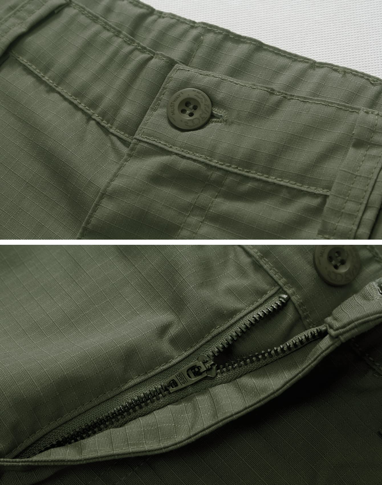 Men's Work Shorts, Cargo Werkshorts, Workwear Hiking Shorts with Utility Multi-Pocket