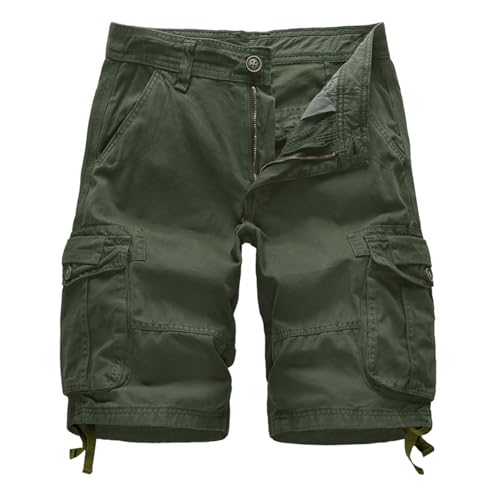 Cargo Short for Men, Relaxed Fit Camo Shorts, Outdoor Hiking Casual Work Shorts with Multi Pocket