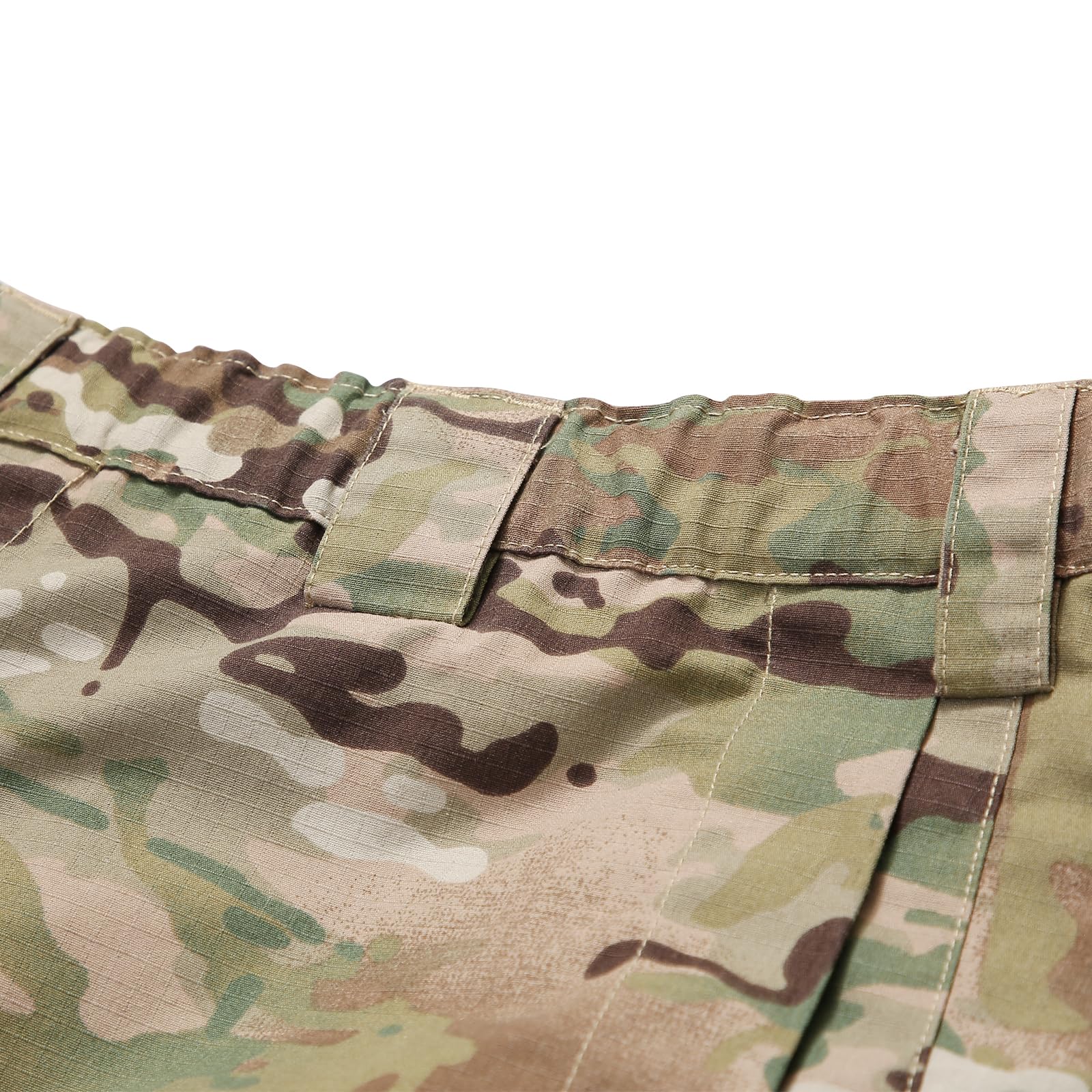 Men's Camo Scottish Outdoor Utility Kilt - 23" Length Pleated Tactical Irish Hybrid Kilt With Pockets