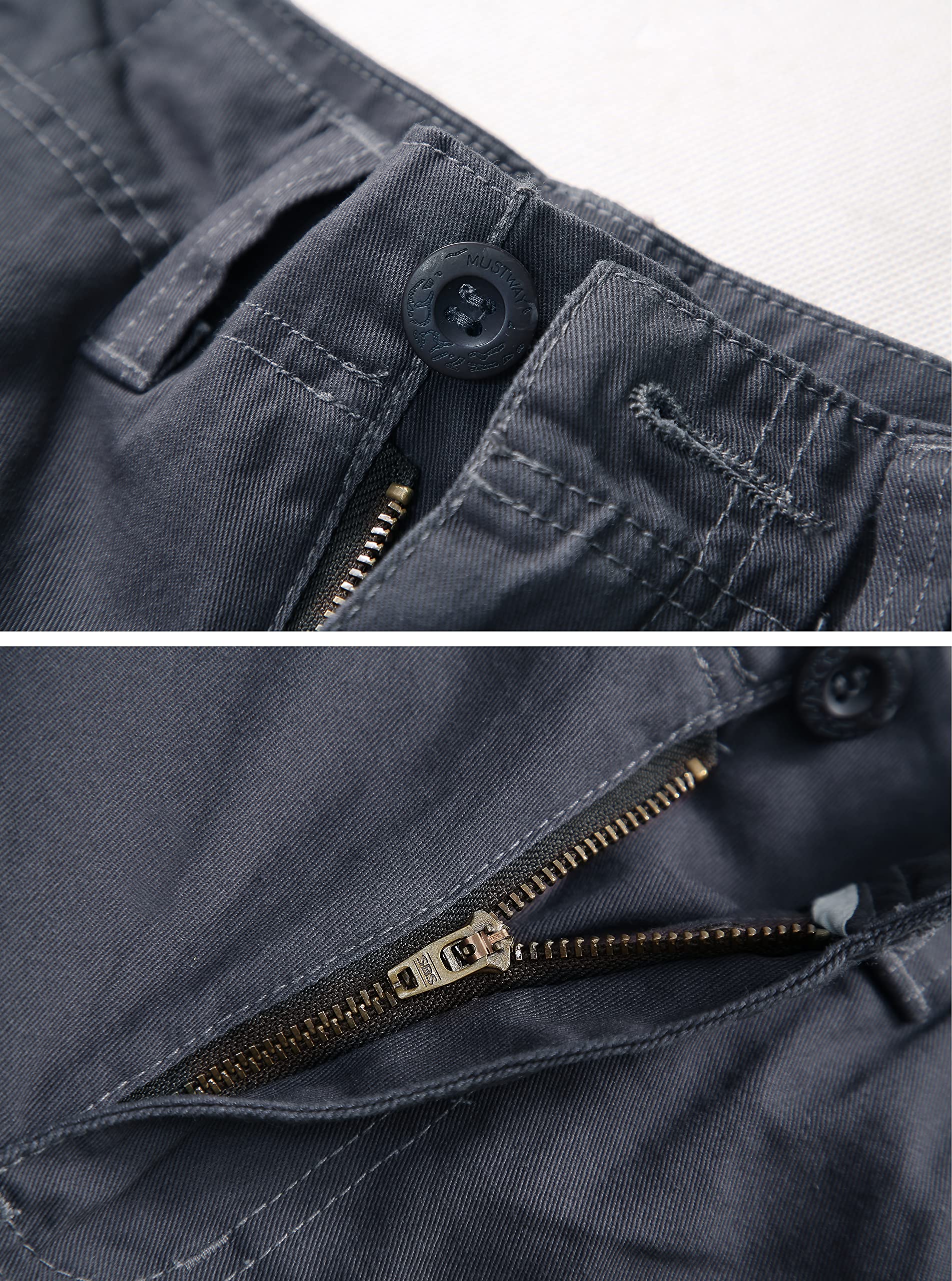Cargo Short for Men Relaxed Fit Camo Outdoor Hiking Work Cotton Casual Shorts with 9 Pockets No Belt