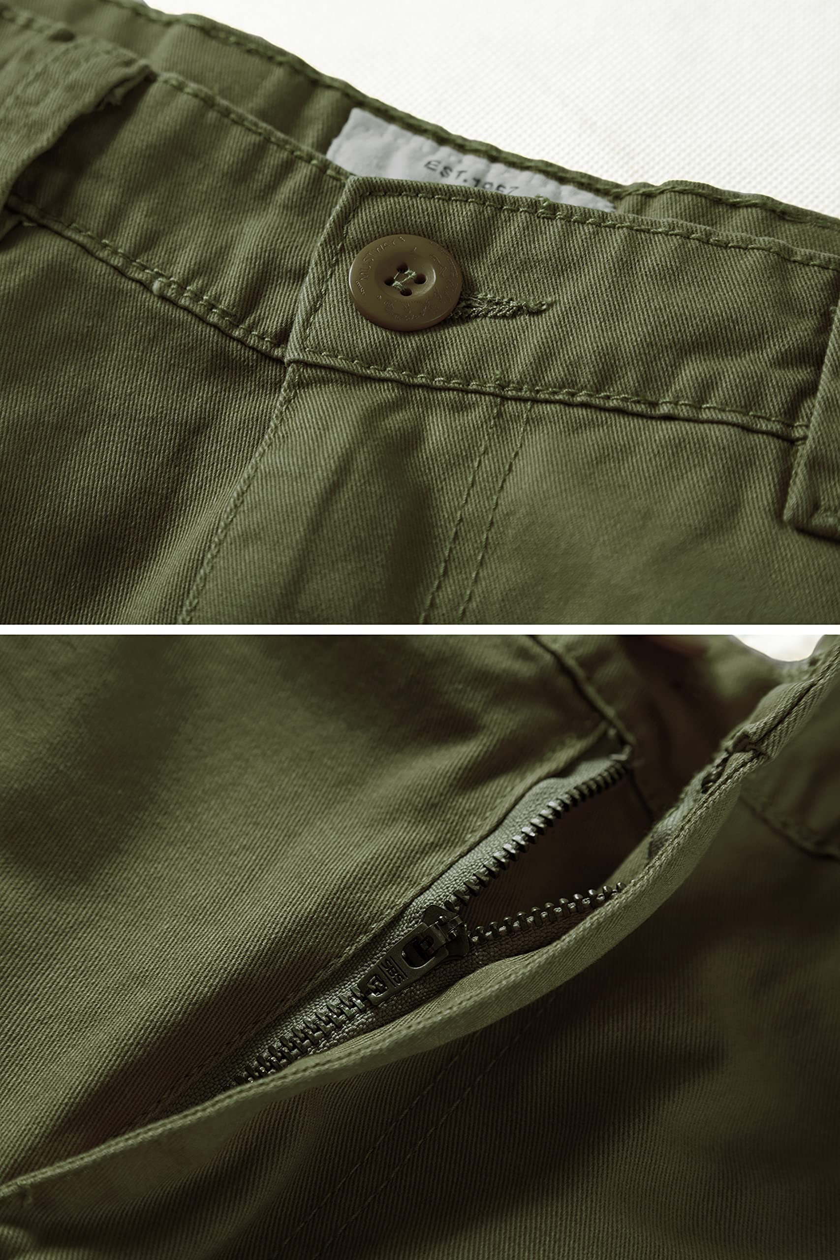 Men's Cargo Pants, Casual Outdoor Camo Pants, Relaxed Fit Work Pants with Multi Pockets