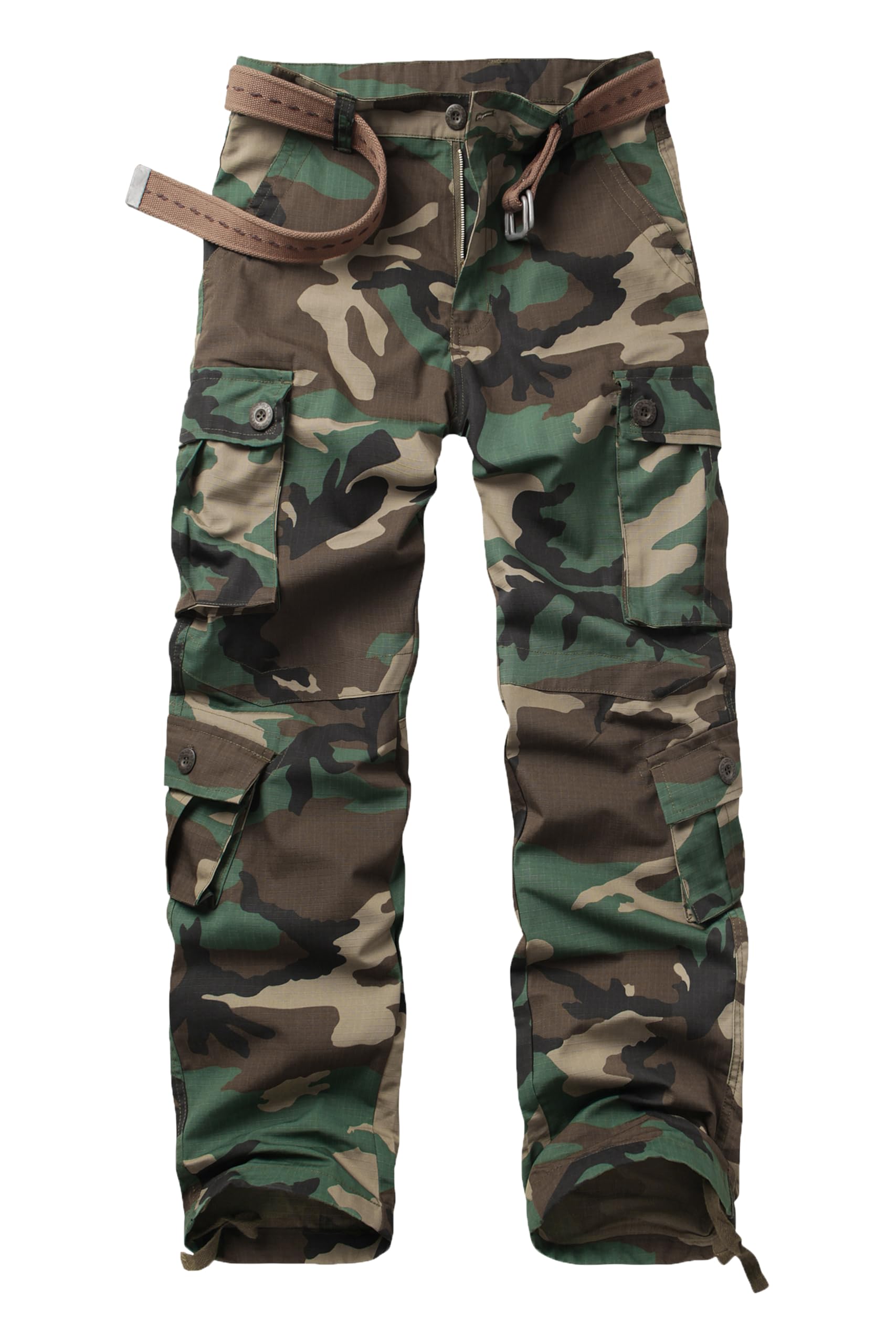 Men's Outdoor Hiking Pants, Tactical Pants Lightweight Casual Work Ripstop Cargo Pants for Men with Pockets