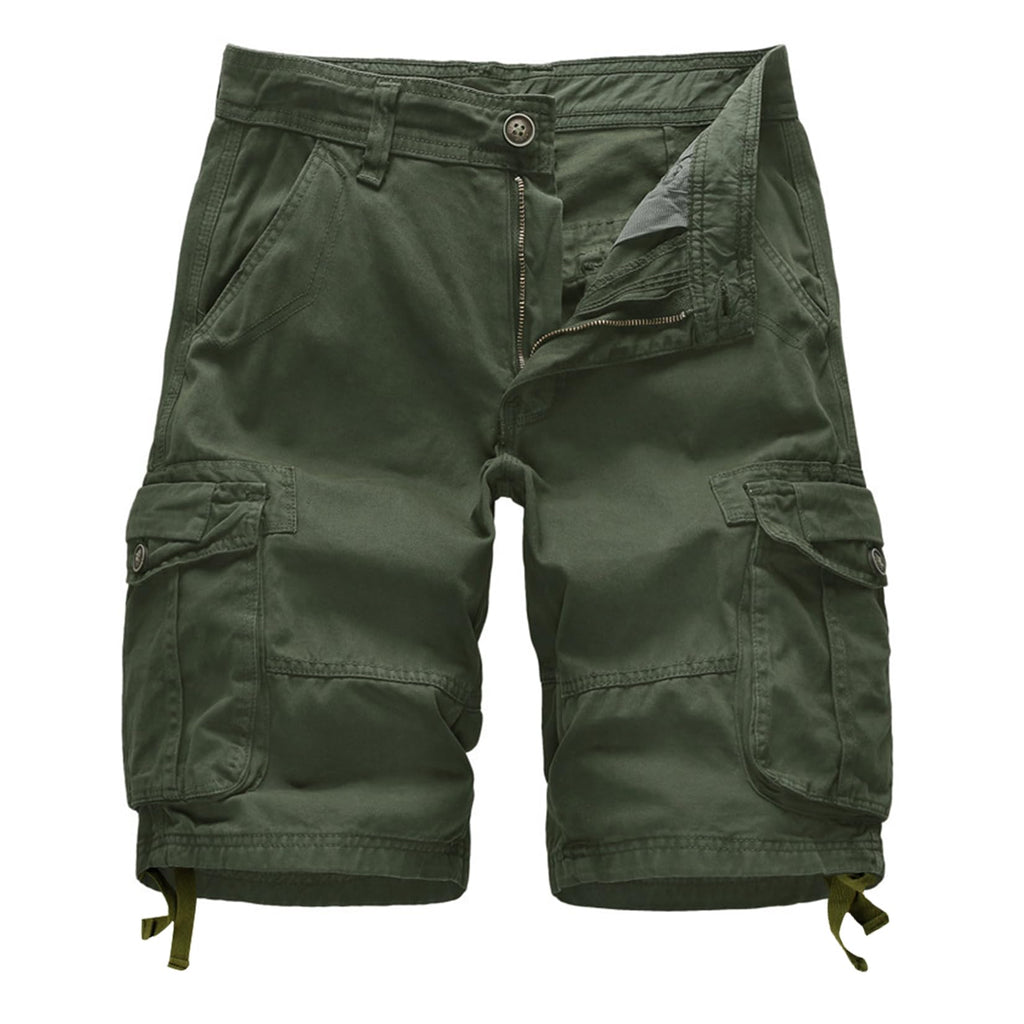Cargo Short for Men, Relaxed Fit Camo Shorts, Outdoor Hiking Casual Work Shorts with Multi Pocket