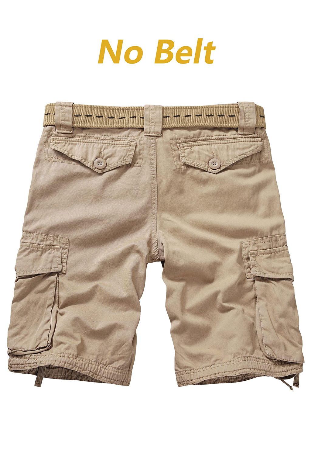 Cargo Short for Men, Relaxed Fit Camo Shorts, 11" Inseam Outdoor Hiking Casual Shorts with Multi Pocket