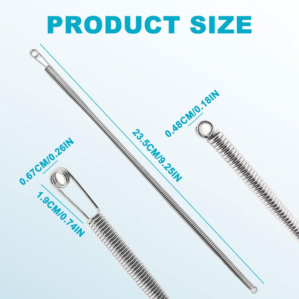 Runsgo DIY Rope Threader Clip,2024 New Sewing Clips Drawstring Threader Tool Set,for Drawstring Replacement for Hoodies, Shorts, Pants (A*2+B*2)