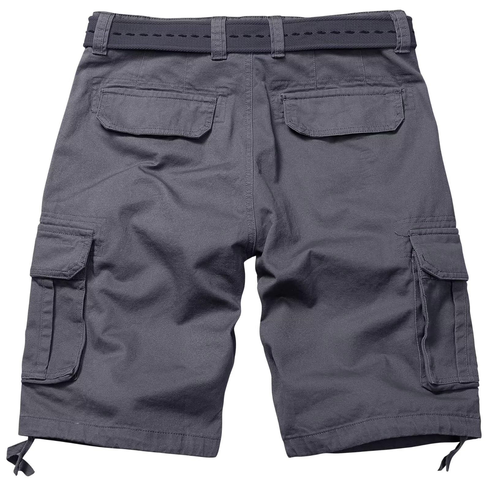 Mens Cargo Shorts Relaxed Fit Camo Casual Shorts Multi-Pocket Work Shorts with Pockets 11" Inseam