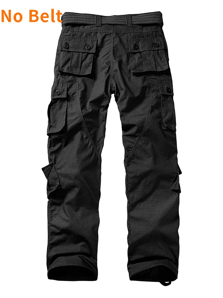 Men's Outdoor Hiking Pants, Tactical Pants Lightweight Casual Work Ripstop Cargo Pants for Men with Pockets