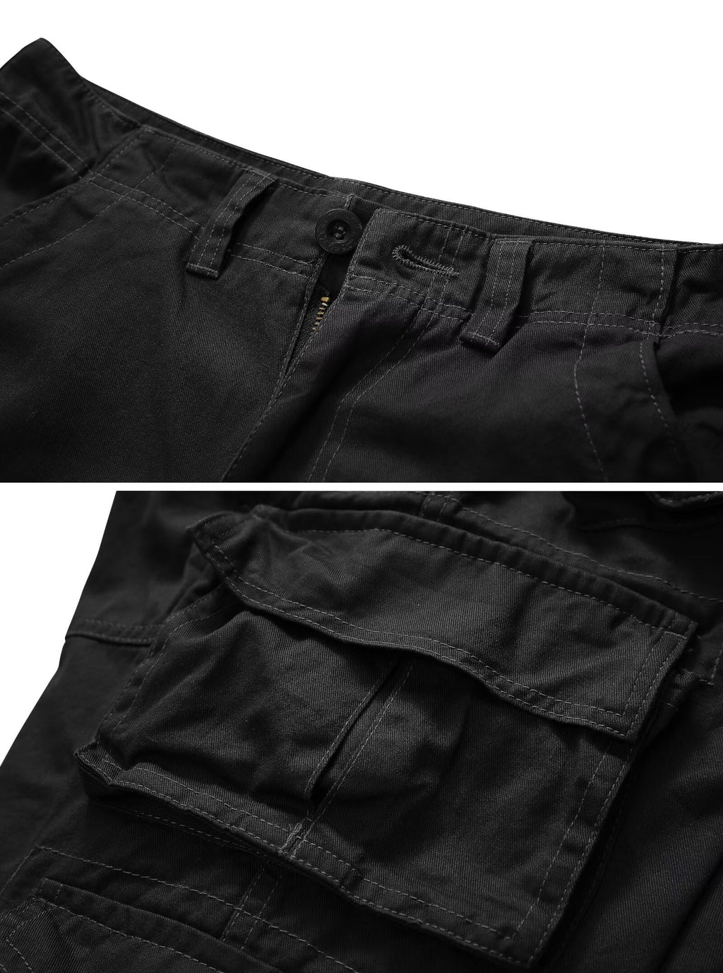 Cargo Short for Men Relaxed Fit Camo Outdoor Hiking Work Cotton Casual Shorts with 9 Pockets No Belt