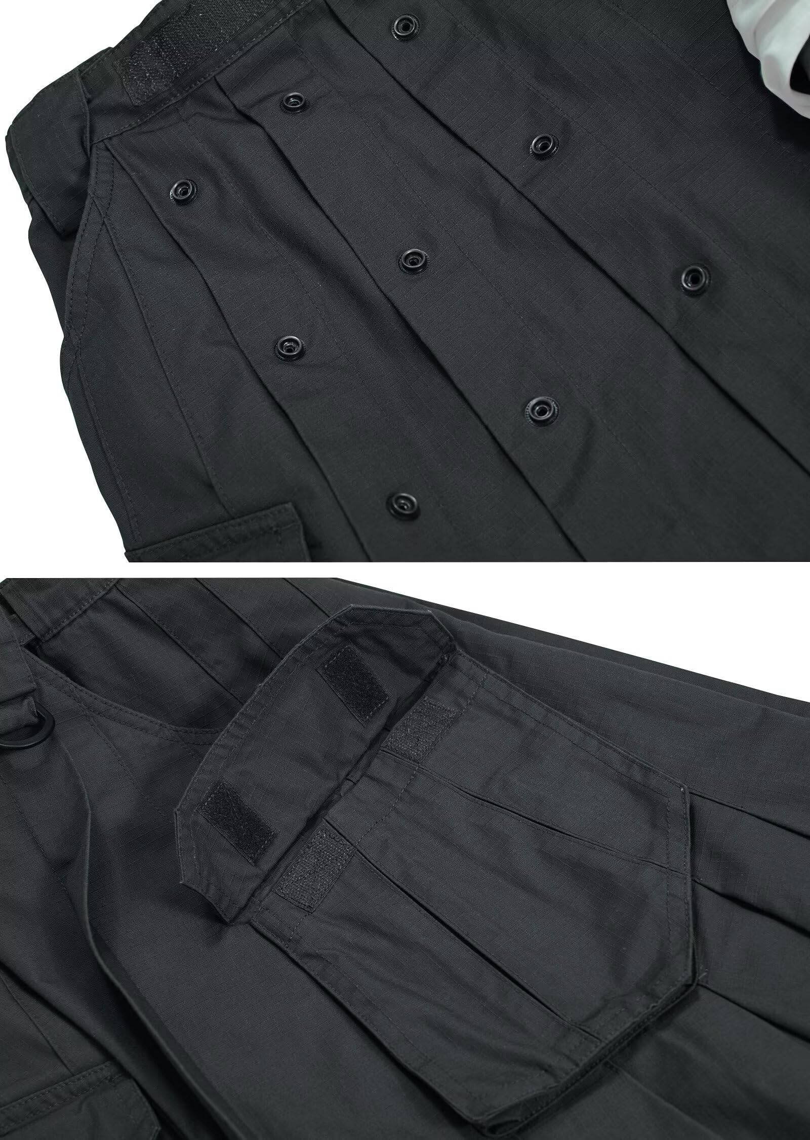 Men's Camo Scottish Outdoor Utility Kilt - 23" Length Pleated Tactical Irish Hybrid Kilt With Pockets