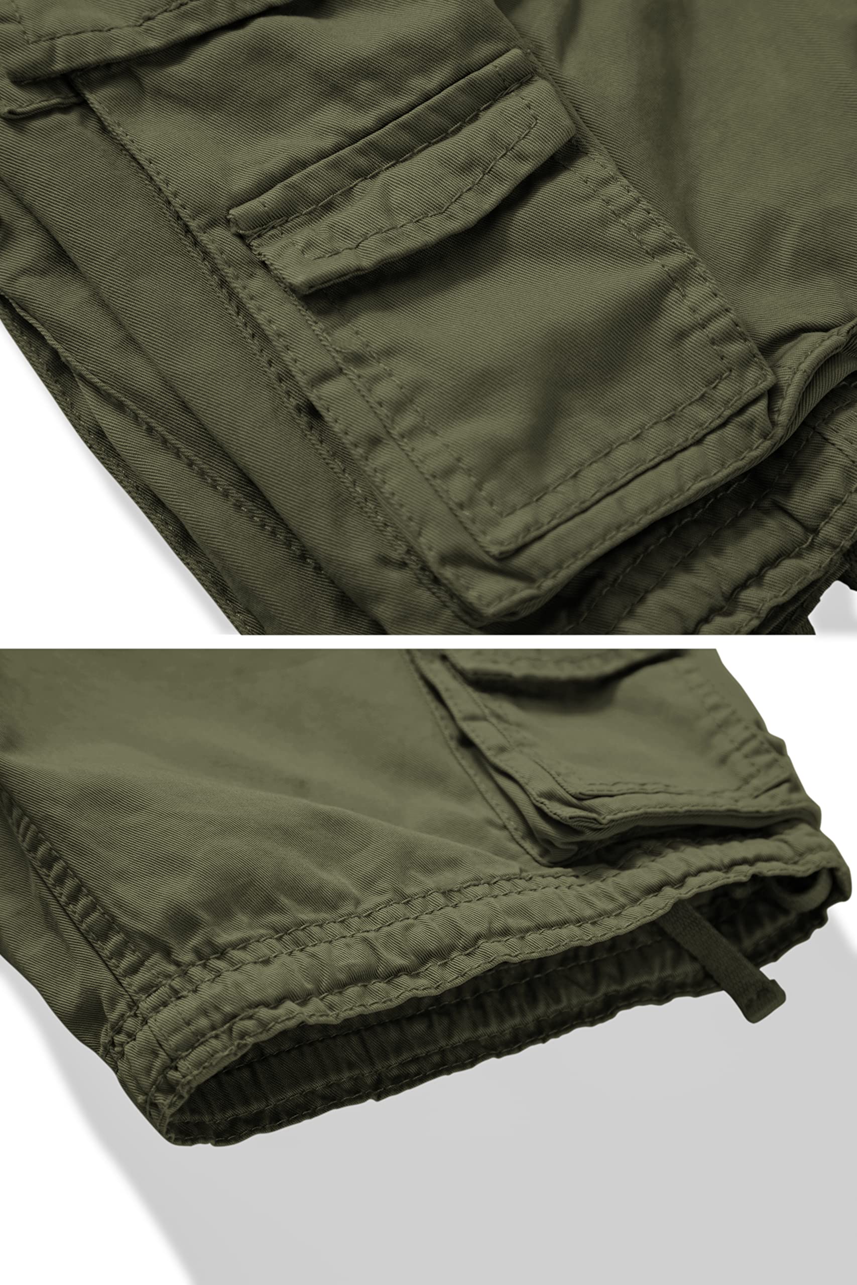 Cargo Short for Men, Relaxed Fit Camo Shorts, 11" Inseam Outdoor Hiking Casual Shorts with Multi Pocket