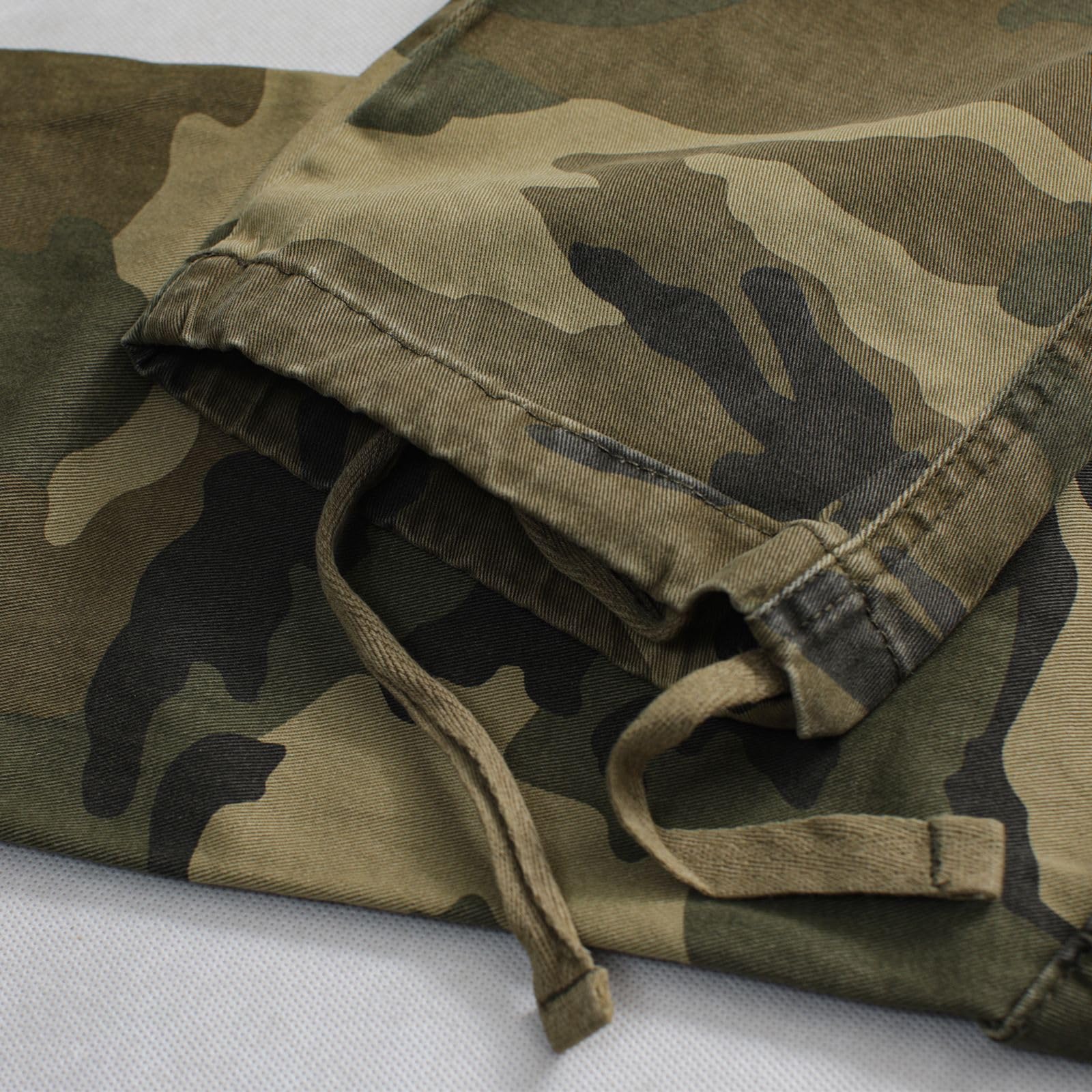Men's Cargo Pants, Casual Outdoor Camo Pants, Relaxed Fit Work Pants with Multi Pockets