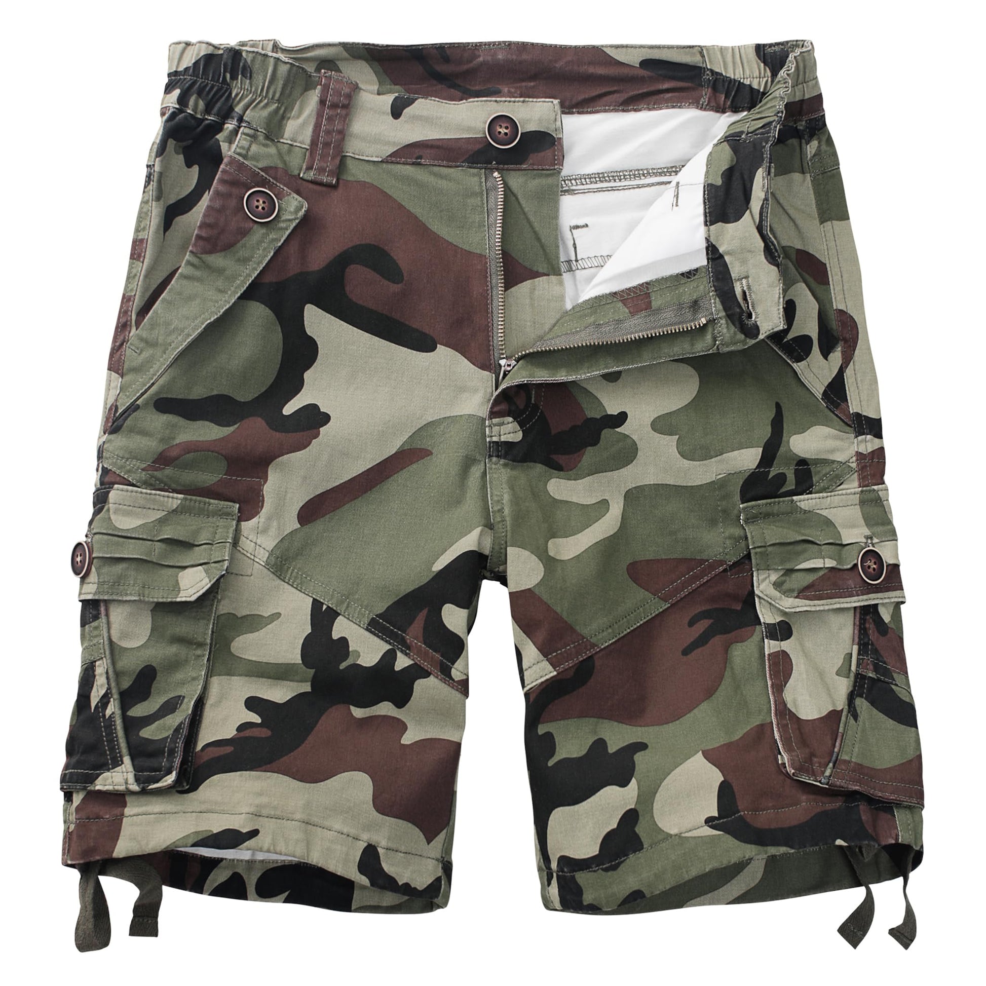 Womens Hiking Shorts, Bermuda Cargo Shorts, 10" Casual Summer Jorts Y2K Shorts with Multi Pockets