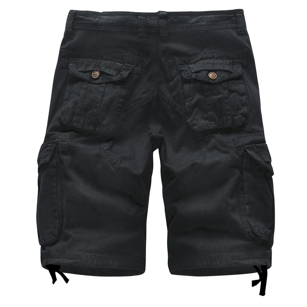 Cargo Short for Men, Relaxed Fit Camo Shorts, Outdoor Hiking Casual Work Shorts with Multi Pocket