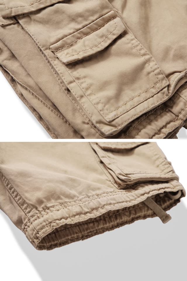 Cargo Short for Men, Relaxed Fit Camo Shorts, 11" Inseam Outdoor Hiking Casual Shorts with Multi Pocket