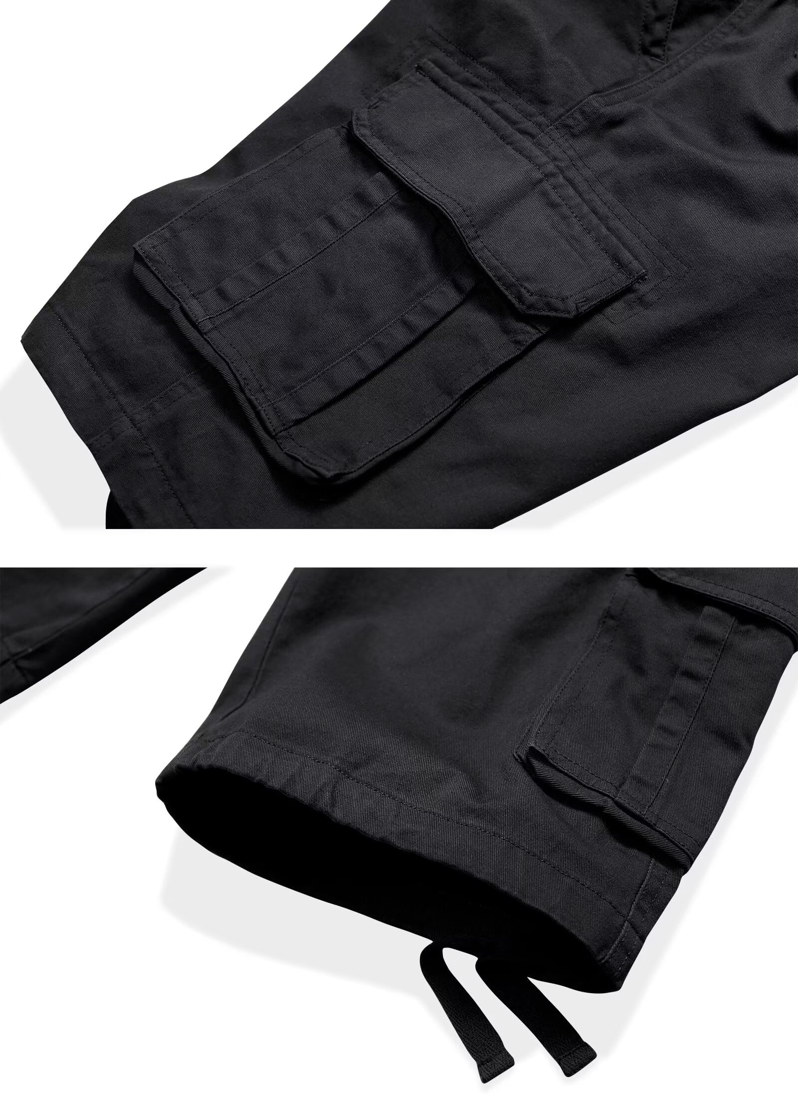 Mens Cargo Shorts Relaxed Fit Camo Casual Shorts Multi-Pocket Work Shorts with Pockets 11" Inseam