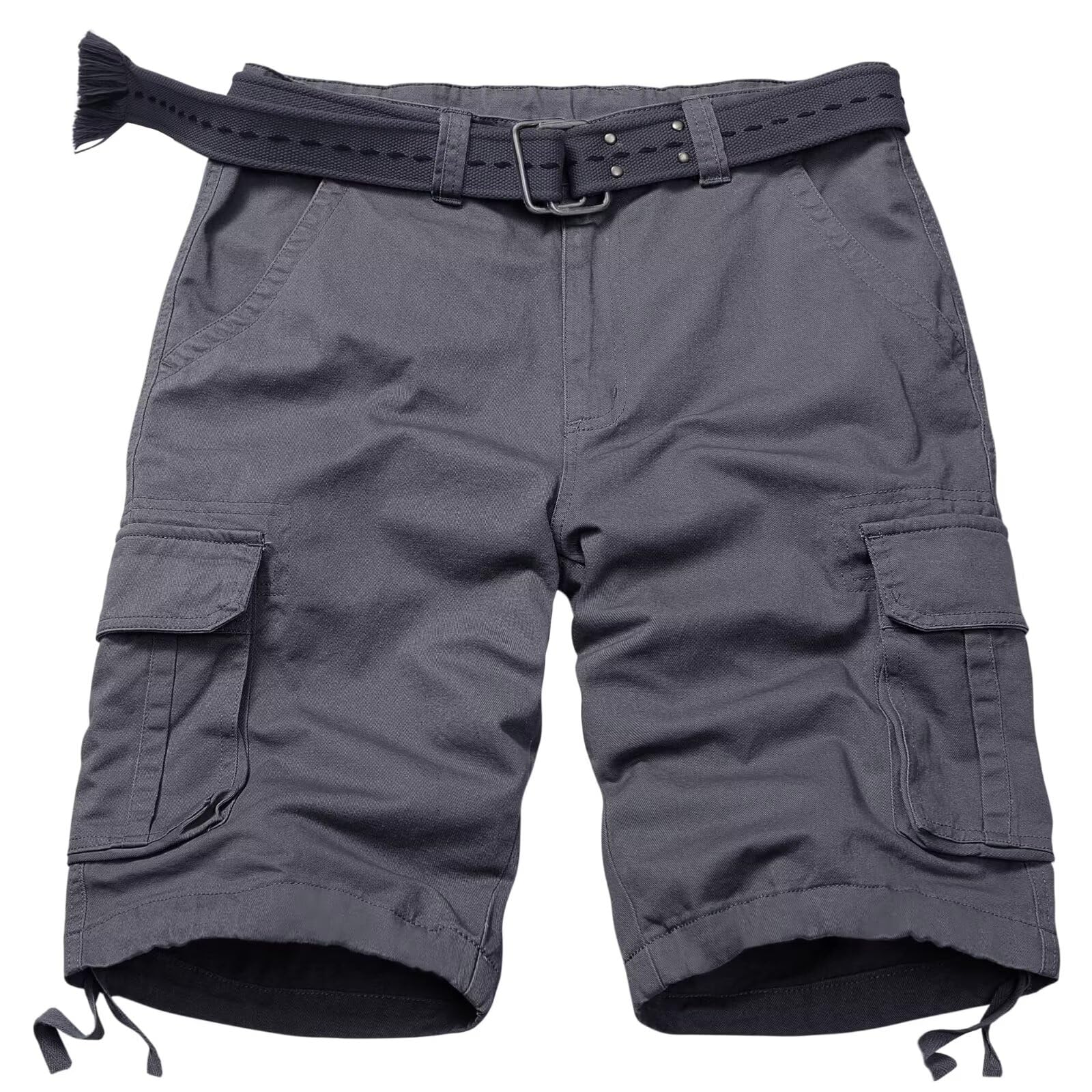 Mens Cargo Shorts Relaxed Fit Camo Casual Shorts Multi-Pocket Work Shorts with Pockets 11" Inseam