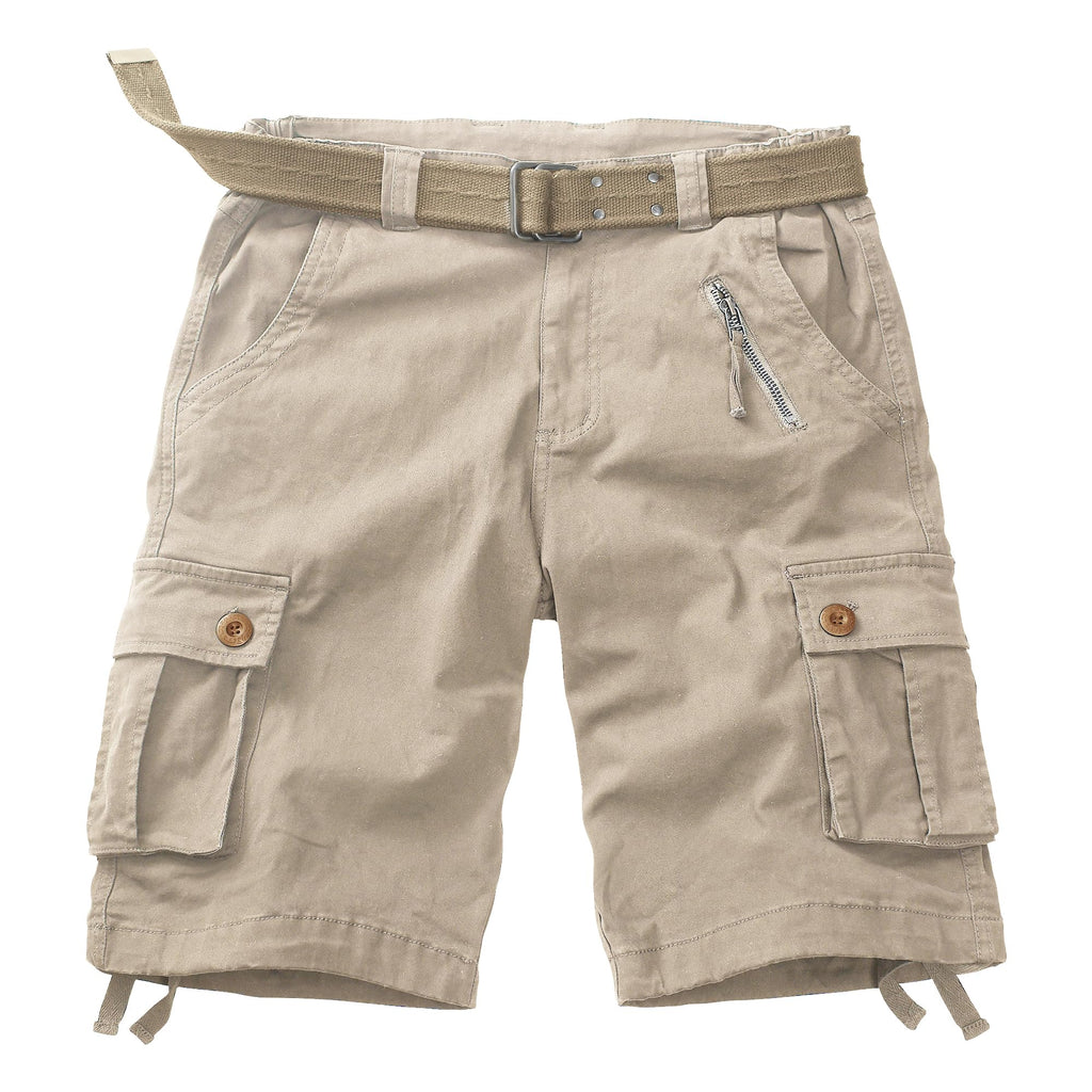 Men's Work Shorts, Cargo Werkshorts, Workwear Hiking Shorts with Utility Multi-Pocket