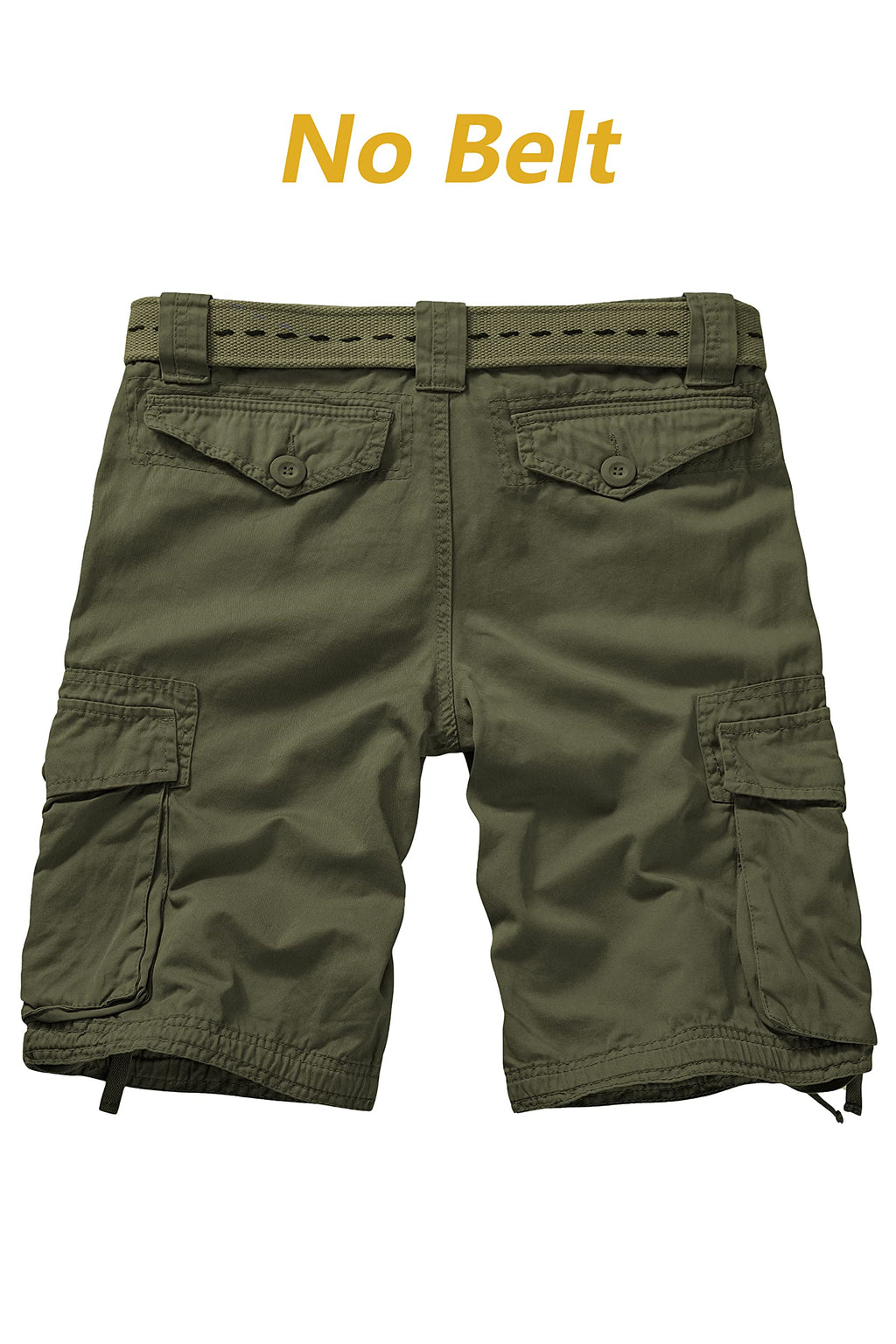 Cargo Short for Men, Relaxed Fit Camo Shorts, 11" Inseam Outdoor Hiking Casual Shorts with Multi Pocket