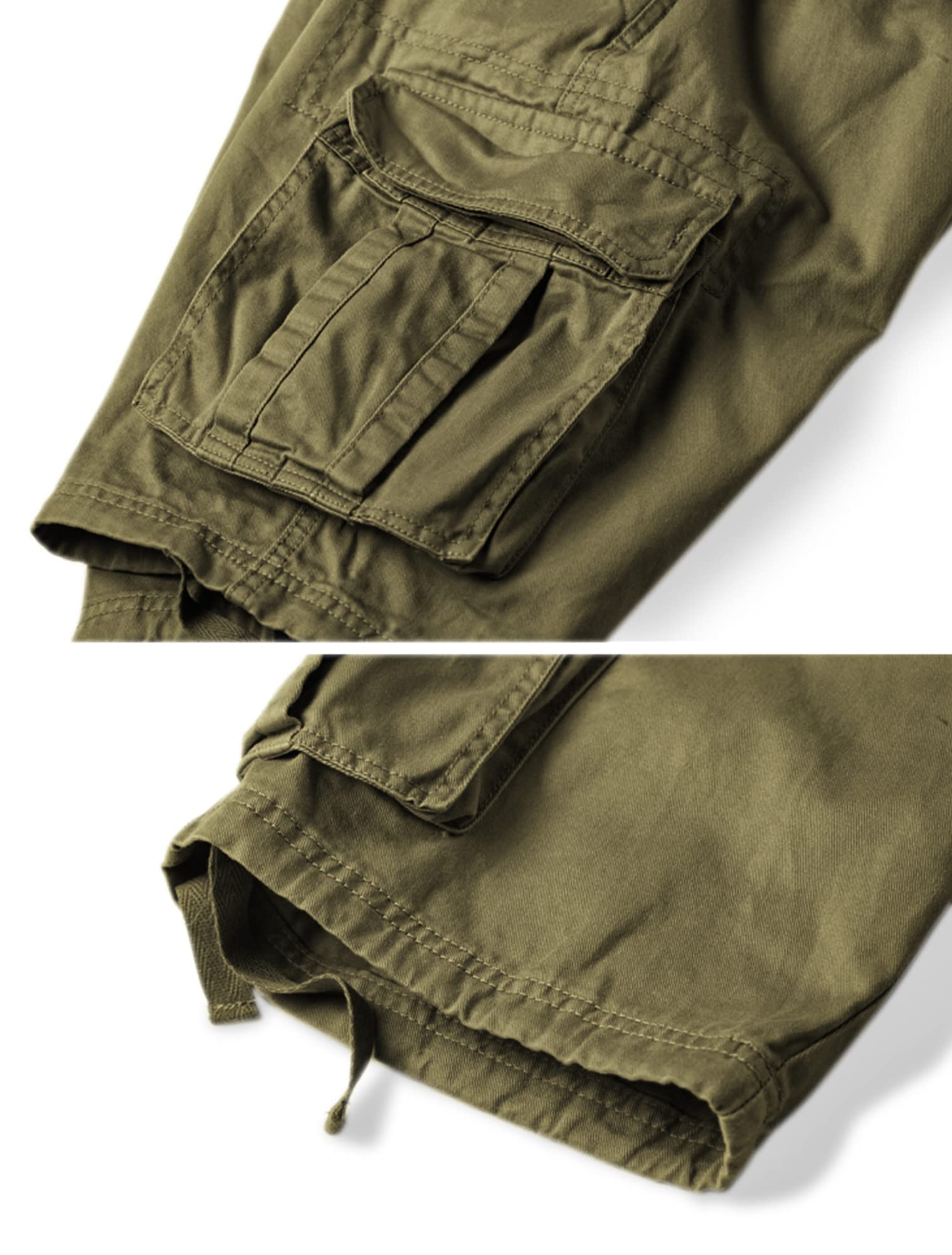 Mens Cargo Shorts Relaxed Fit Camo Casual Shorts Multi-Pocket Work Shorts with Pockets 11" Inseam