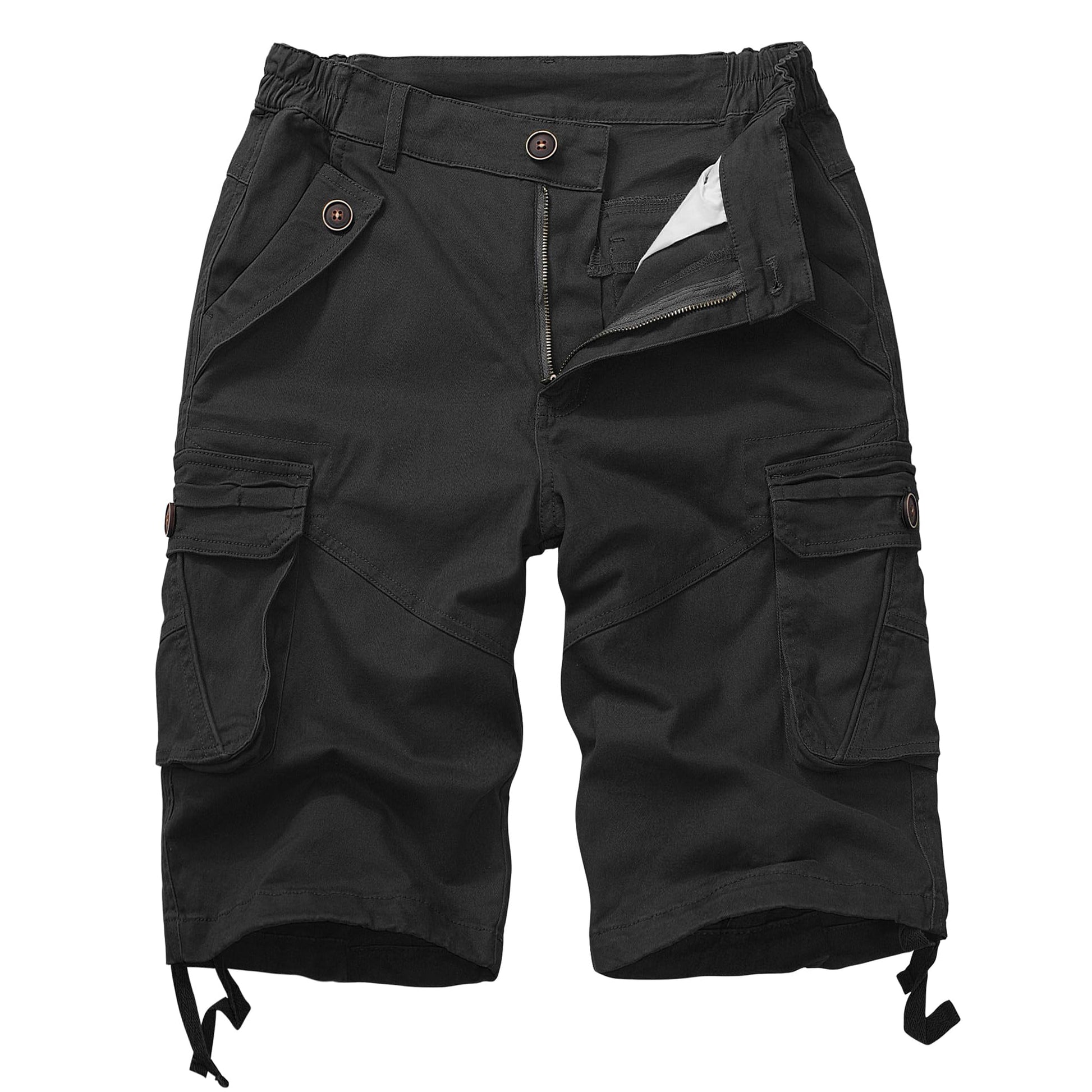 Womens Hiking Shorts, Bermuda Cargo Shorts, 10" Casual Summer Jorts Y2K Shorts with Multi Pockets