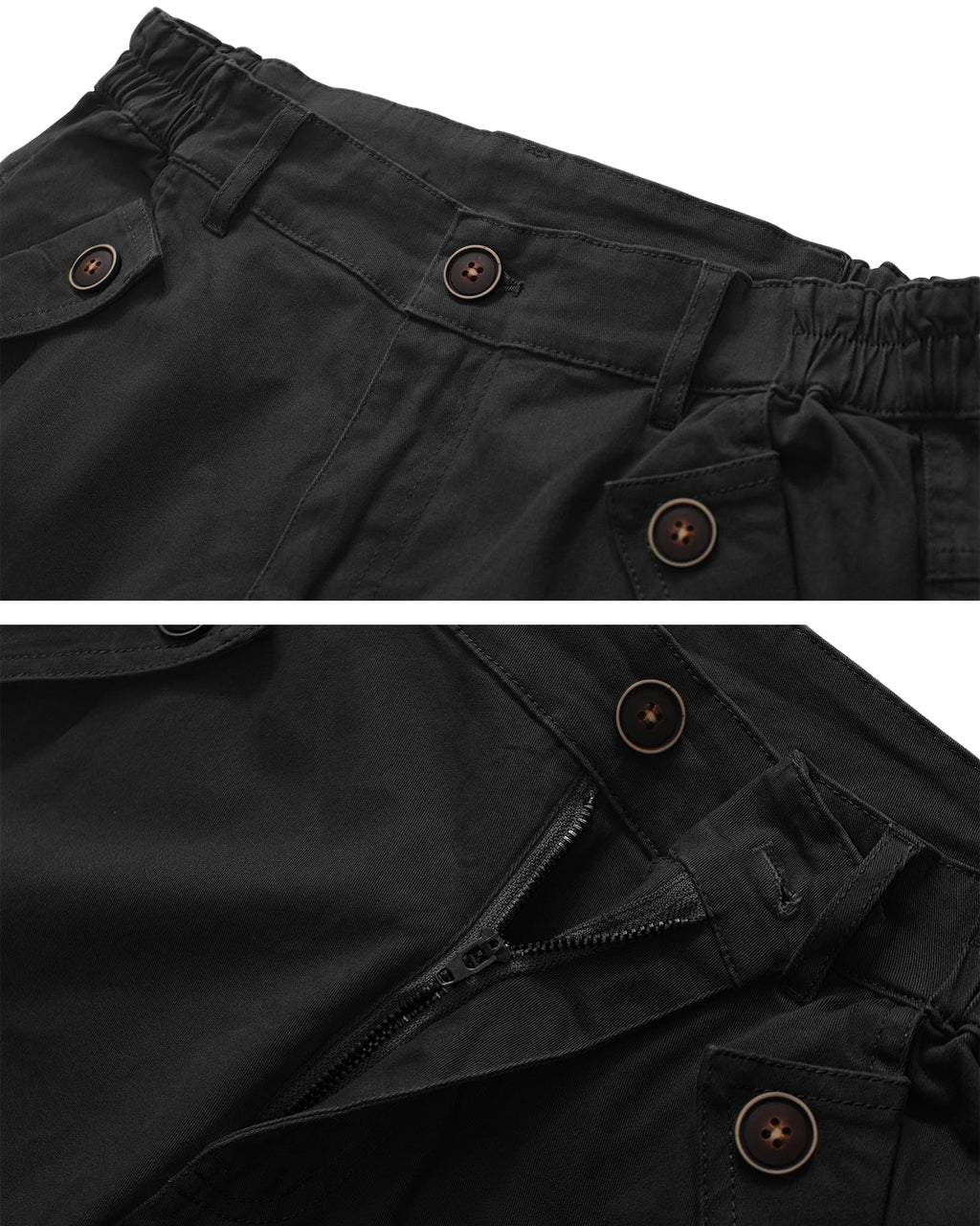 Womens Hiking Shorts, Bermuda Cargo Shorts, 10" Casual Summer Jorts Y2K Shorts with Multi Pockets