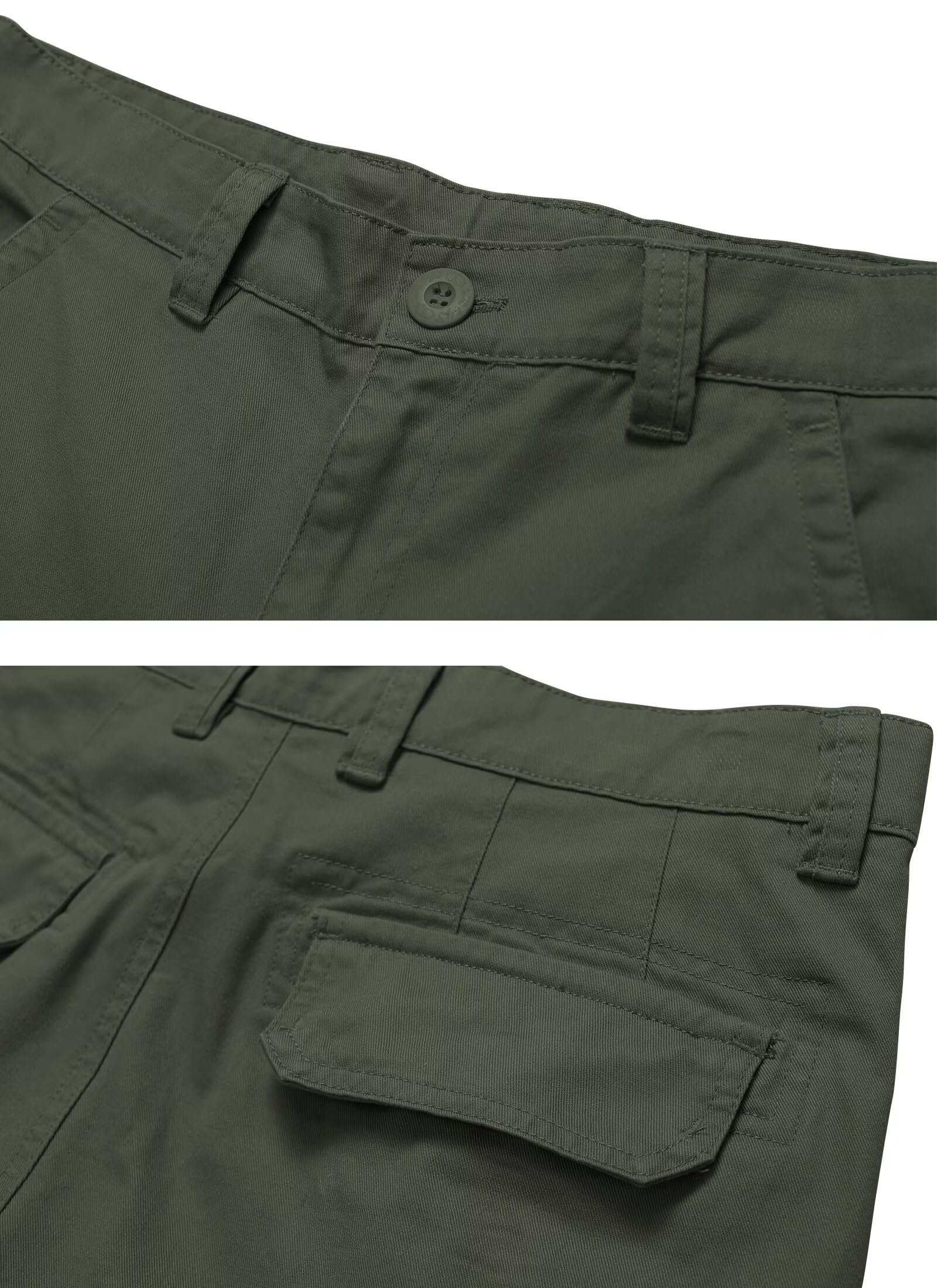 Mens Cargo Shorts Relaxed Fit Camo Casual Shorts Multi-Pocket Work Shorts with Pockets 11" Inseam