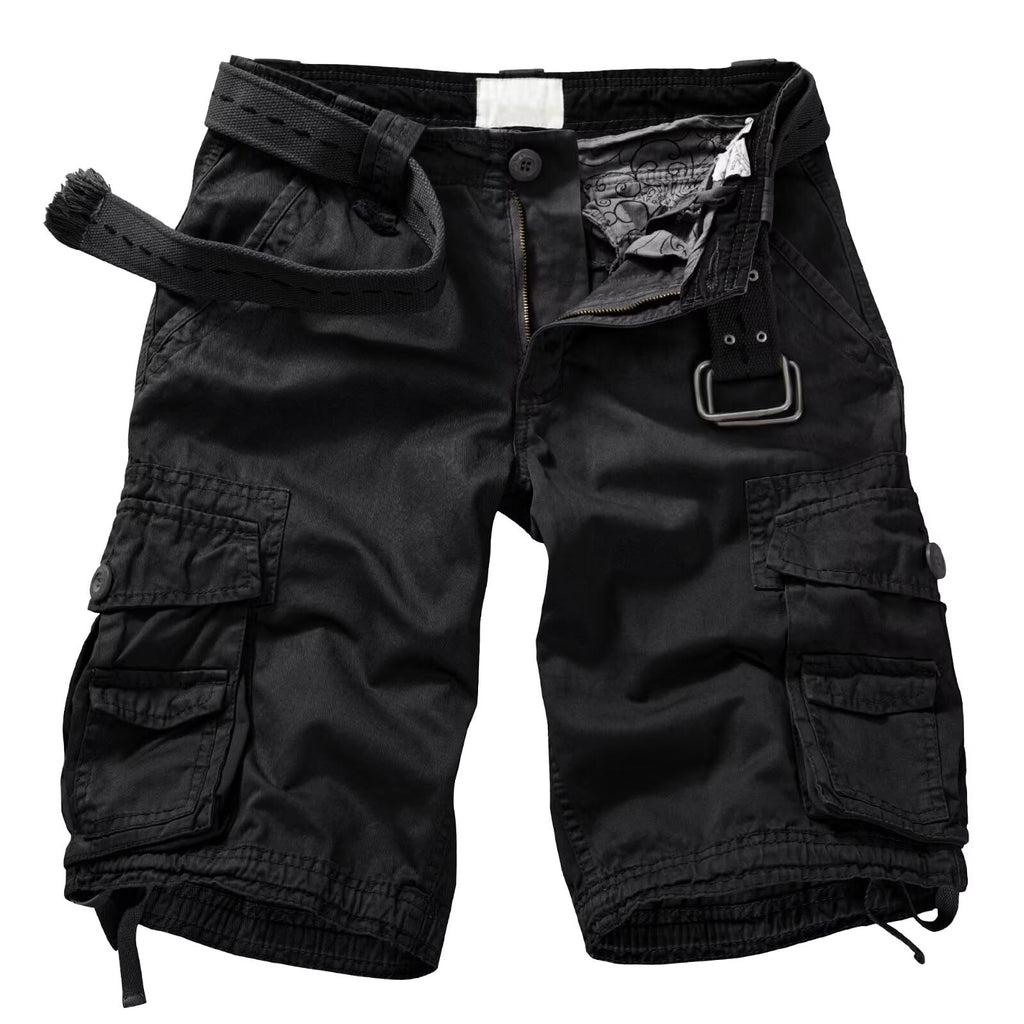 Cargo Short for Men, Relaxed Fit Camo Shorts, 11" Inseam Outdoor Hiking Casual Shorts with Multi Pocket