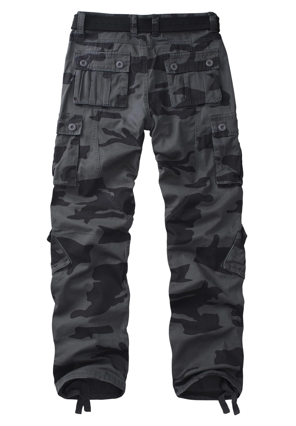 Men's Cargo Pants, Casual Outdoor Camo Pants, Relaxed Fit Work Pants with Multi Pockets