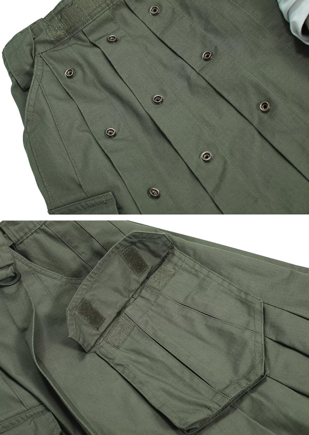 Men's Camo Scottish Outdoor Utility Kilt - 23" Length Pleated Tactical Irish Hybrid Kilt With Pockets