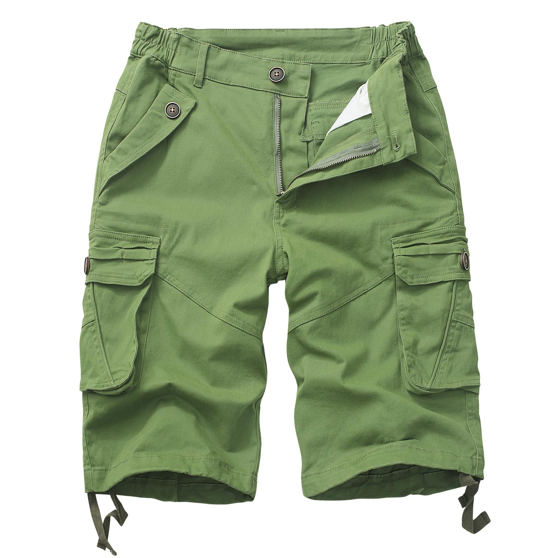 Womens Hiking Shorts, Bermuda Cargo Shorts, 10" Casual Summer Jorts Y2K Shorts with Multi Pockets