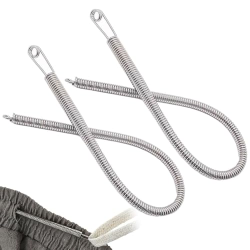 Runsgo DIY Rope Threader Clip,2024 New Sewing Clips Drawstring Threader Tool Set,for Drawstring Replacement for Hoodies, Shorts, Pants (A*2+B*2)
