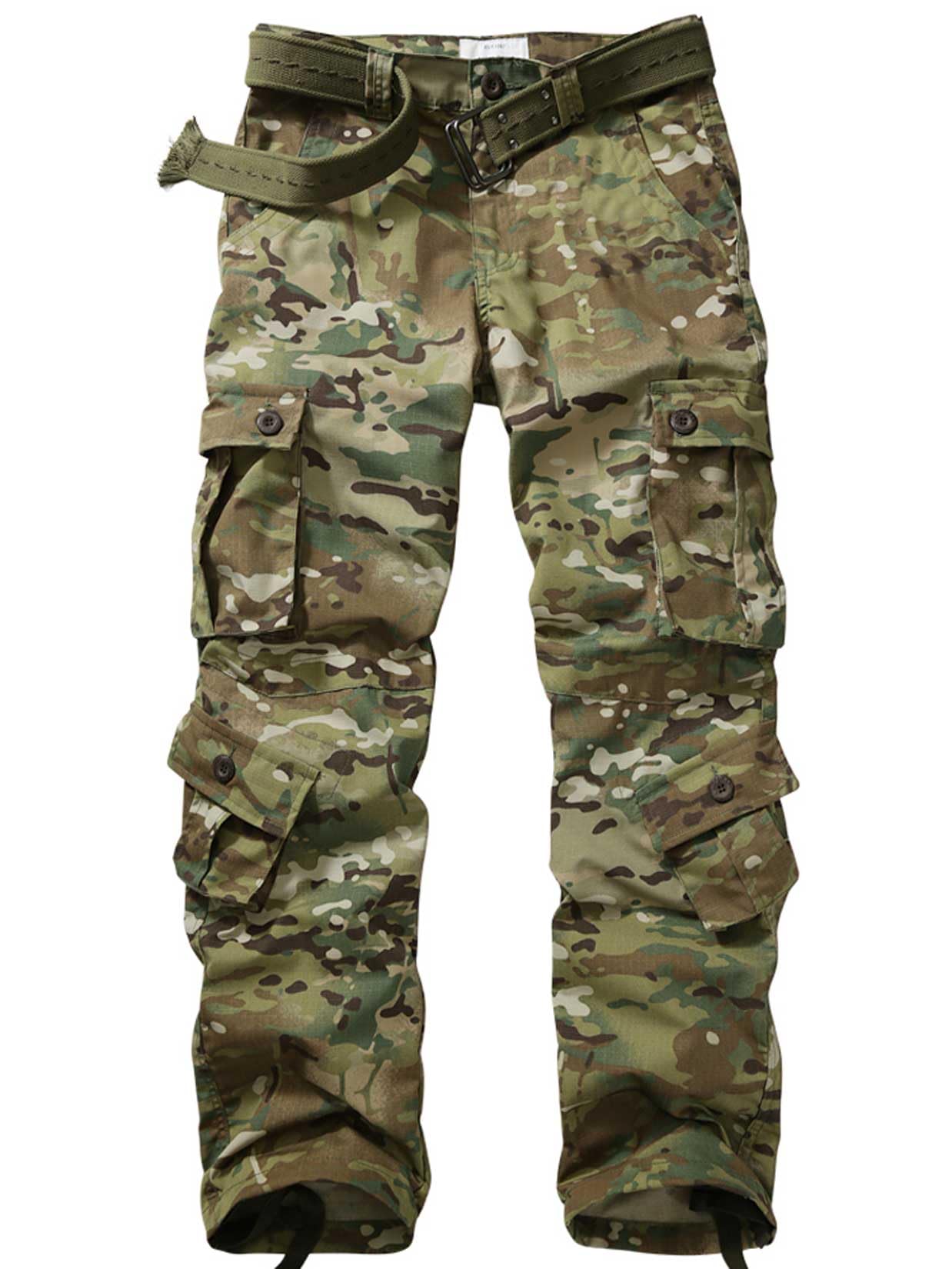 Men's Outdoor Hiking Pants, Tactical Pants Lightweight Casual Work Ripstop Cargo Pants for Men with Pockets