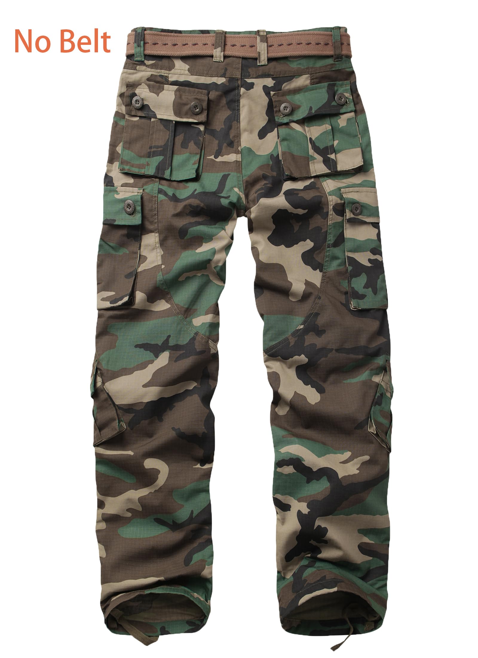 Men's Outdoor Hiking Pants, Tactical Pants Lightweight Casual Work Ripstop Cargo Pants for Men with Pockets