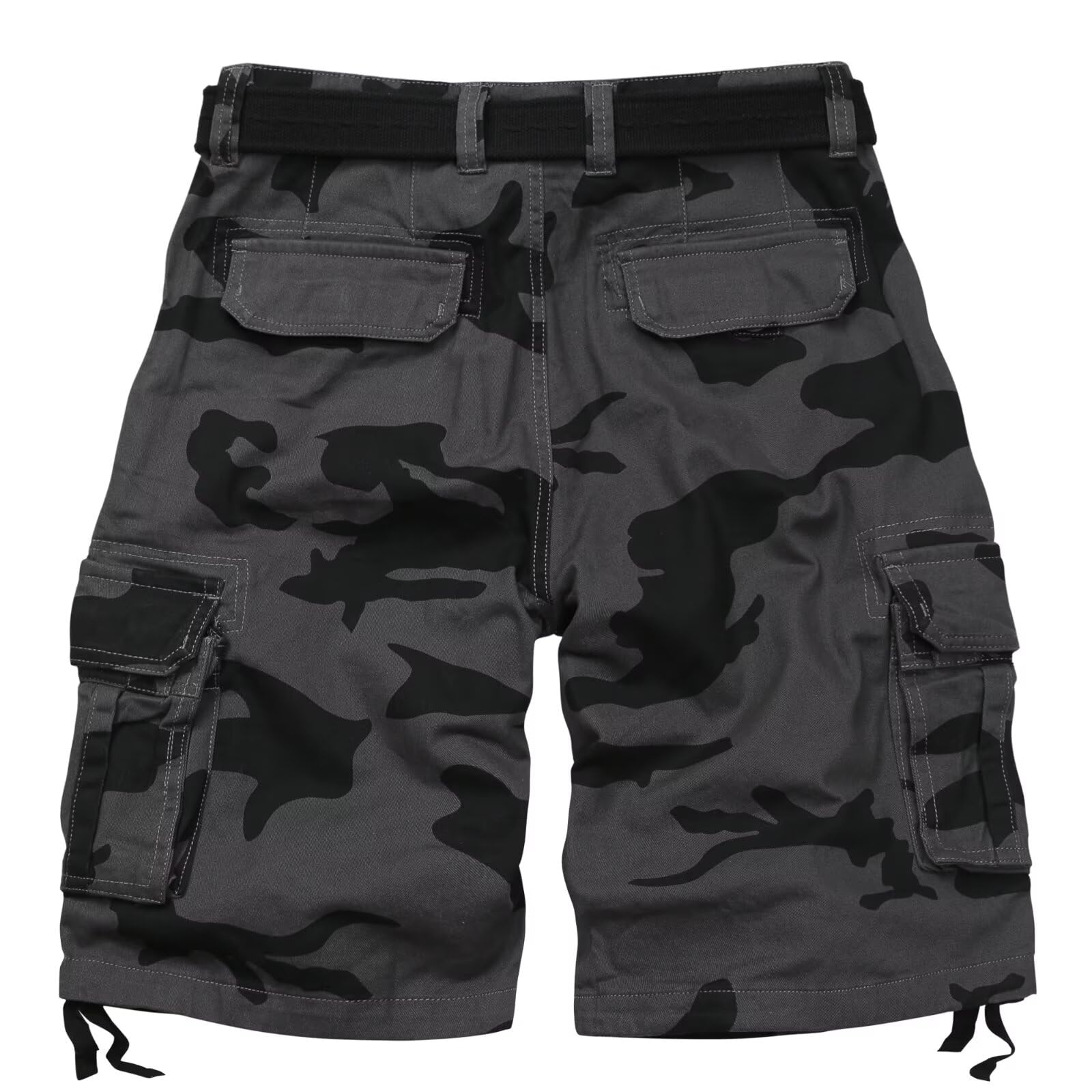 Mens Cargo Shorts Relaxed Fit Camo Casual Shorts Multi-Pocket Work Shorts with Pockets 11" Inseam