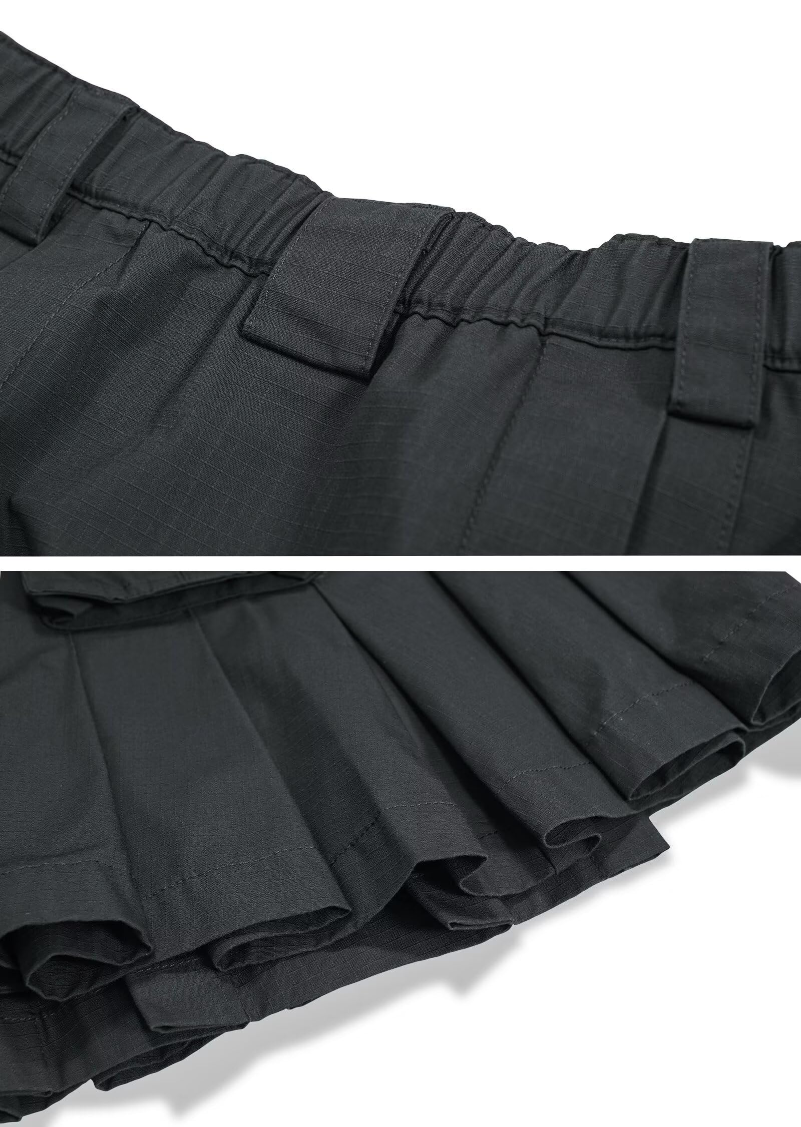 Men's Camo Scottish Outdoor Utility Kilt - 23" Length Pleated Tactical Irish Hybrid Kilt With Pockets